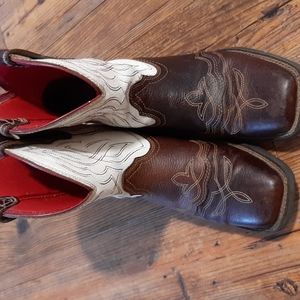 Ariat Ranchbaby 2 square toe boots 8.5